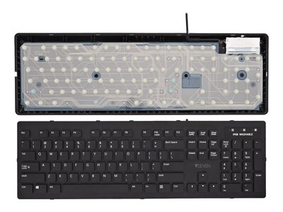 V7 CKU700US Keyboard, Black  (8GY681)