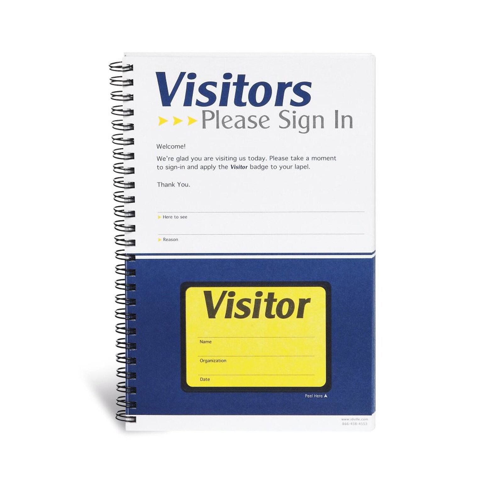 IDville Visitor Book, 5.5 x 8.5, Multicolored (134757831)