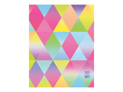 2021-2022 BrownTrout 6 x 7.75 Weekly Desk Planner, Happy Hues by Plato, Multicolor (9781975445294)