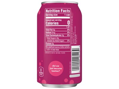 Bubly Raspberry Flavored Sparkling Seltzer Water, 12 Fl. Oz., 8 Cans/Pack, 3 Packs/Carton  (18117)