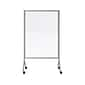 Safco Impromptu Freestanding Mobile Partition, 72"H x 42"W, Clear Acrylic (8510GRCL)