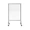 Safco Impromptu Freestanding Mobile Partition, 72H x 42W, Clear Acrylic (8510GRCL)
