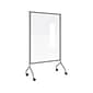 Safco Impromptu Freestanding Mobile Partition, 72"H x 42"W, Clear Acrylic (8510GRCL)