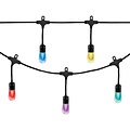 Enbrighten Cafe 37791 Seasons LED Color Changing Café Lights (24ft; 12 Acrylic Bulbs)