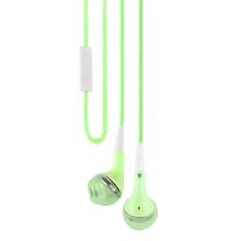 Vangoddy Green Deluxe Stereo Hands-Free Headset Earbud 3.5Mm, with Mic (APLHAN205)
