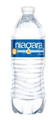 Great Value Purified Drinking Water, 16.9 fl oz, 24 Count