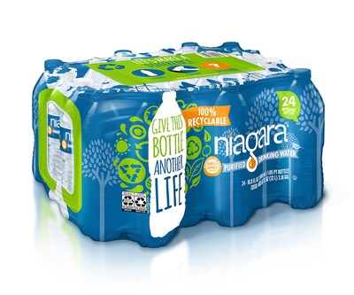 True Clear™ Purified Bottled Water, 16.9 fl. oz. Bottles, 24/Carton (TC54594)