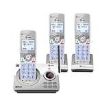 AT&T Connect to Cell 3-Handset Cordless Telephone, White/Silver (DL72310)
