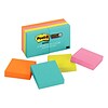 Post-it® Super Sticky Notes, 1 7/8 X 1 7/8, Miami Collections, 90 Sheets/Pad, 8 Pads/Pack (622-8SS