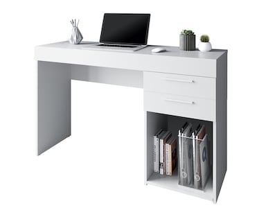 Techni Mobili 48" Writing Desk, White (RTA-913D-WHT)