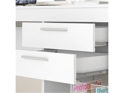 Techni Mobili 48" Writing Desk, White (RTA-913D-WHT)