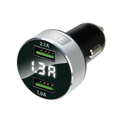ReVIVE 3.1A Dual USB Charger Voltmeter Gauge (4748053)