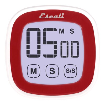 Escali  99 Min Touch Screen Digital Timer Red (DR3-R)