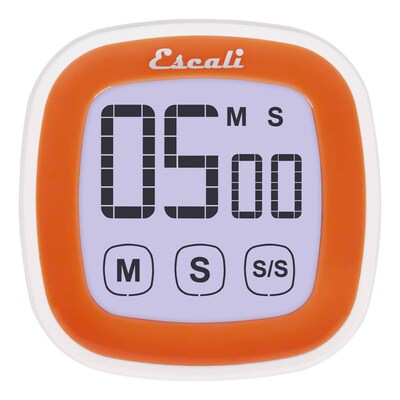 Escali  99 Min Touch Screen Digital Timer Orange (DR3-O)