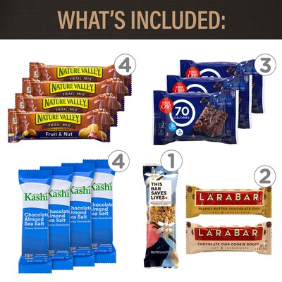 Break Box Pros Healthy Snack Mix, Assorted, 23/Pack (700-00001)