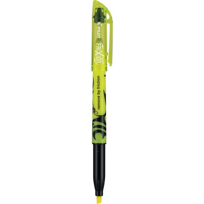 Pilot FriXion Light Erasable Highlighters, Chisel Tip, Yellow Ink, Dozen (46502)