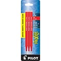 Pilot FriXion Ball Erasable Gel Pen Ink Refill, Fine Tip, Red Ink, 3/Pack (77332)