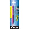 Pilot FriXion Ball Erasable Gel Pen Ink Refill, Fine Tip, Pink/Purple/Turquoise Ink, 3/Pack (77336)
