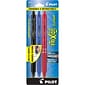 Pilot FriXion Ball Clicker Erasable Gel Pens, Fine Point, Assorted Ink, 3/Pack (31467)