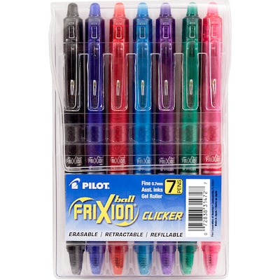 Pilot Frixion Colorsticks Erasable Gel Ink Pens Assorted 0.7 Mm 10