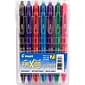 Pilot FriXion Ball Clicker Erasable Gel Pens, Fine Point, Assorted Ink, 7/Pack (31472)