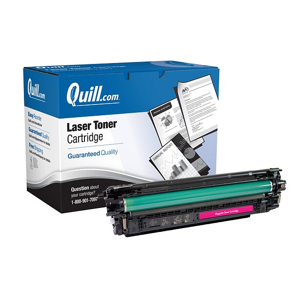 Quill Brand® Remanufactured Magenta High Yield Toner Cartridge Replacement for HP 508X (CF363X) (Lifetime Warranty)