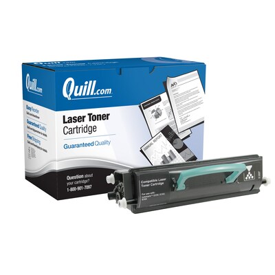 Quill Brand® Remanufactured Black Standard Yield Toner Cartridge Replacement for Lexmark E250 (E250A
