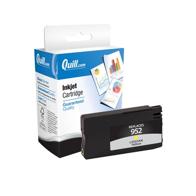 Quill Brand® HP 952 Remanufactured Yellow Ink Cartridge, Standard Yield (L0S55AN#140)