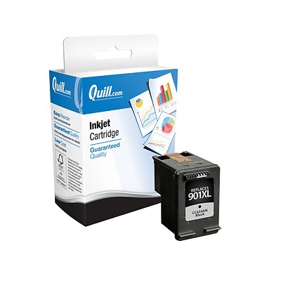 Quill Brand® HP 901XL Remanufactured Black Ink Cartridge, High Yield (CC654AN#140)