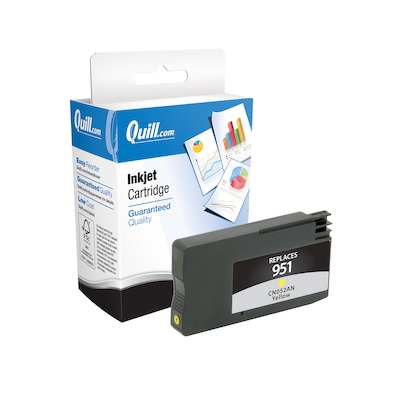 Quill Brand® HP 951 Remanufactured Yellow Ink Cartridge, High Yield (CN048AN#140)