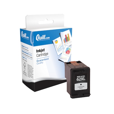 Quill Brand® HP 62XL Remanufactured Black Ink Cartridge, High Yield (C2P05AN#140)