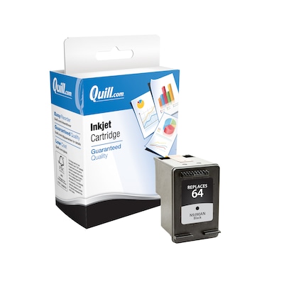 Quill Brand® HP 64 Remanufactured Black Ink Cartridge, Standard Yield (N9J90AN#140)