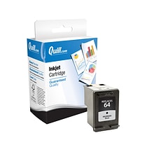 Quill Brand® Remanufactured Black Standard Yield Ink Cartridge Replacement for HP 64 (N9J90AN) (Life
