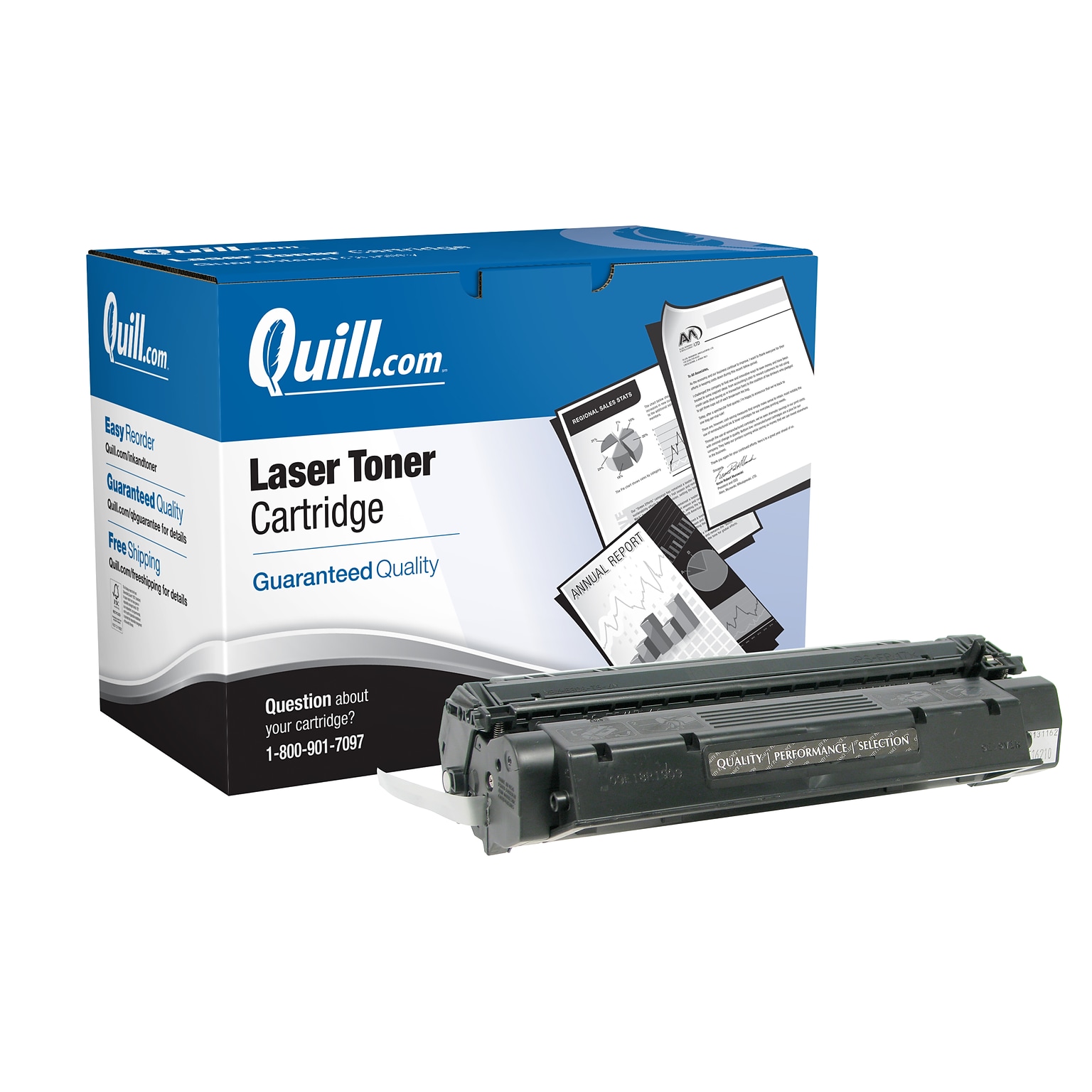 Quill Brand® HP 24A Remanufactured Black Laser Toner Cartridge, Standard Yield (Q2624A)