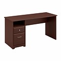 Bush Furniture Cabot 60W Computer Desk with Drawers, Harvest Cherry (WC31460)