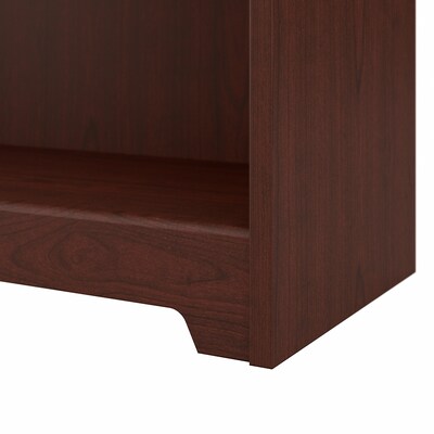 Bush Furniture Cabot 5 Shelf 66"H Bookcase, Harvest Cherry (WC31466-03)