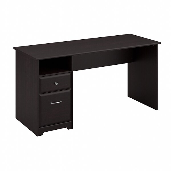 Bush Furniture Cabot 60W Computer Desk with Drawers, Espresso Oak (WC31860-03)