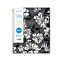 2022 Blue Sky Baccara Dark 8.5 x 11 Weekly & Monthly Planner, Black/White/Yellow (110211-22)
