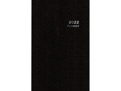 2022 Blue Sky Aligned 4 x 6.5 Weekly Planner, Black (123855-22)