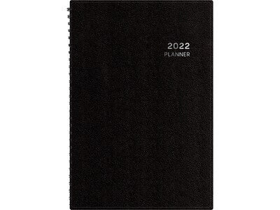 2022 Blue Sky Aligned 5 x 8 Daily & Monthly Appointment Book, Black (123853-22)