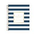 2022 Blue Sky 8 x 10 Daily & Monthly Planner, Day Designer, Navy Stripe (103622-22)