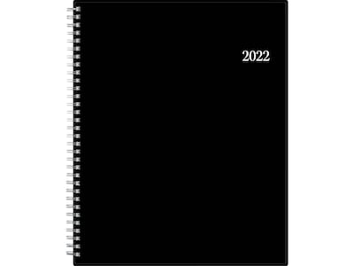 2022 Blue Sky 8.5 x 11 Weekly & Monthly Planner, Classic Red, Black (111288-22)