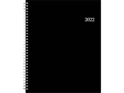 2022 Blue Sky Enterprise 8.5 x 11 Weekly & Monthly Planner, Black (111289-22)