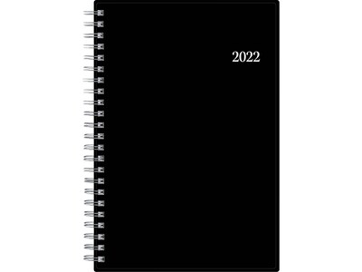 2022 Blue Sky Enterprise 5 x 8 Weekly & Monthly Planner, Black (111291-22)