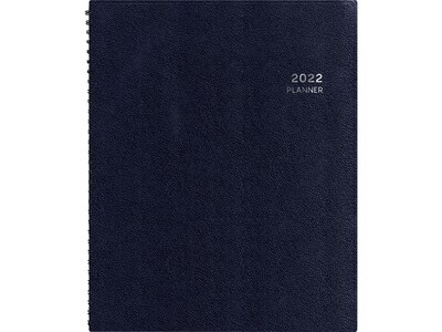 2022 Blue Sky Aligned 8.25 x 11 Weekly & Monthly Planner, Navy (123847-22)