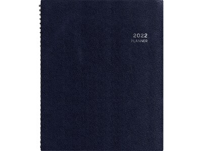 2022 Blue Sky Aligned 8.25 x 11 Weekly & Monthly Planner, Navy (123847-22)