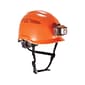 Ergodyne Skullerz 8975 Class C Safety Helmet & LED Light with MIPS Technology, 6-Point Suspension, Orange (60207)