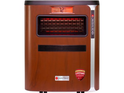 GreenTech Environmental pureHeat 3-in-1 1500-Watt 5200 BTU Infrared Electric Heater, Brown (PH3IN1V0