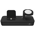 Press Play ONE Dock DUO 2-in-1 Charging Station for iPhone & Apple Watch (PPODMFID/BLK)