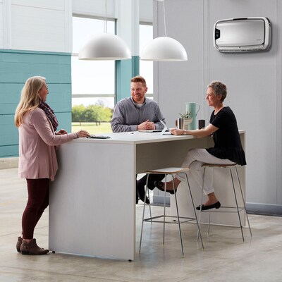 Fellowes AeraMax Pro AM4 PC H13 True HEPA Hardwired Wall Mounted Air Purifier, Stainless (9573101)
